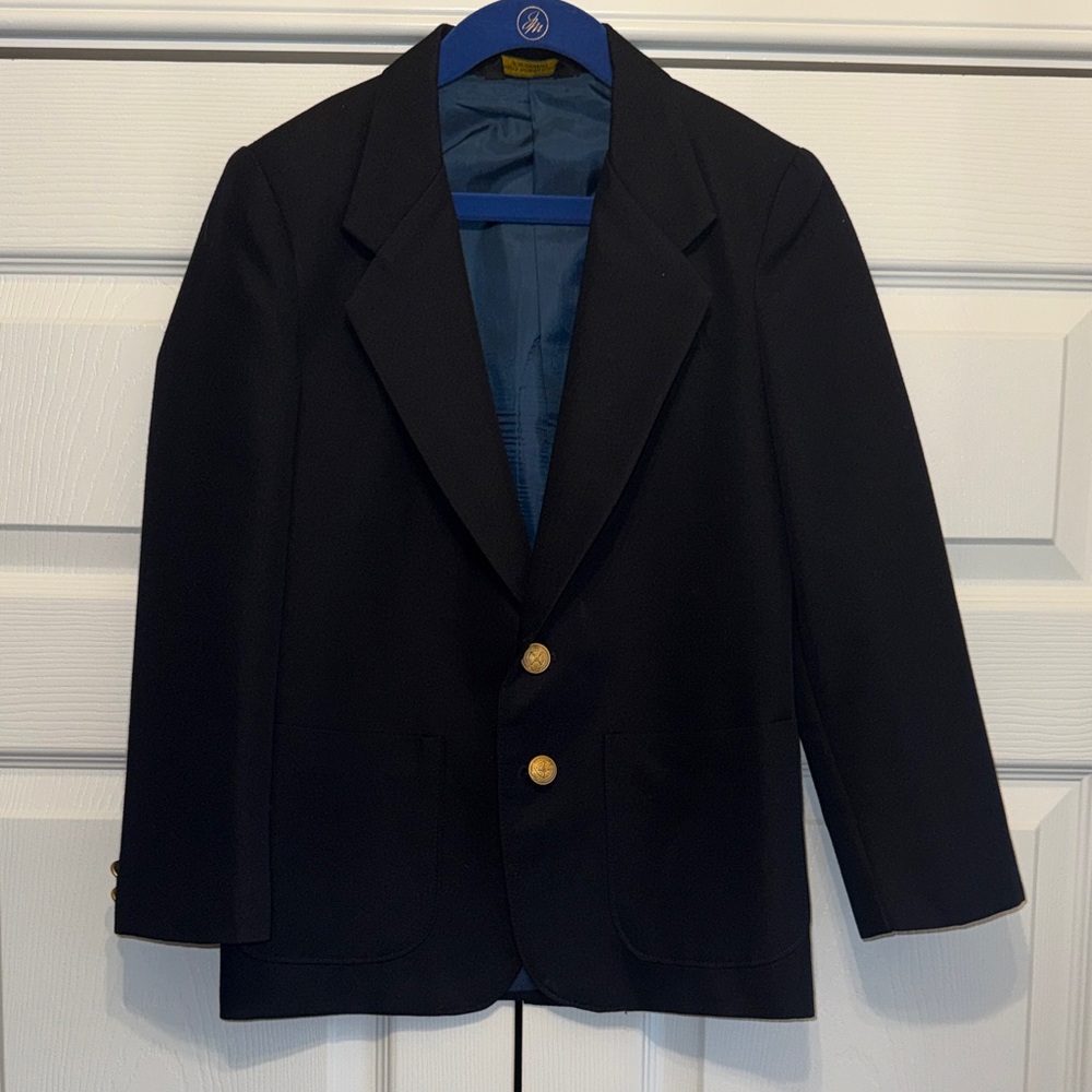 ARROW Navy Blazer with Gold Buttons Big Boys Sz 10